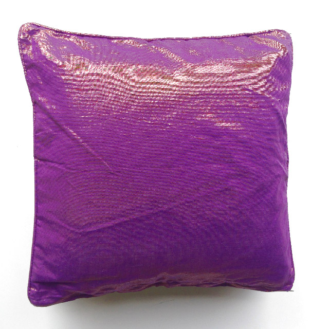 CUSHION, Purple Lame